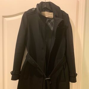 Burberry   “rushfield” wool blend coat